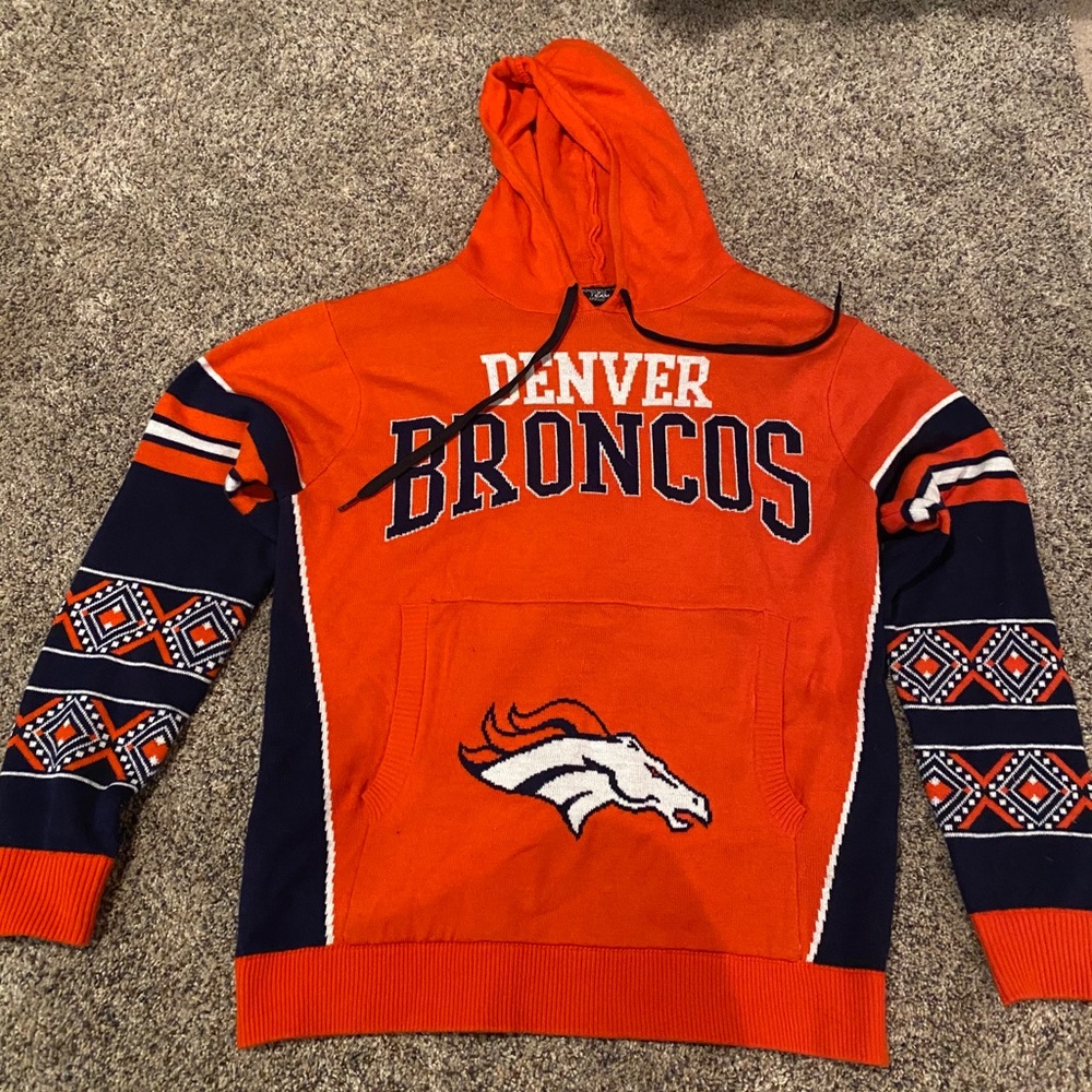 Denver Broncos Christmas sweater hoodie